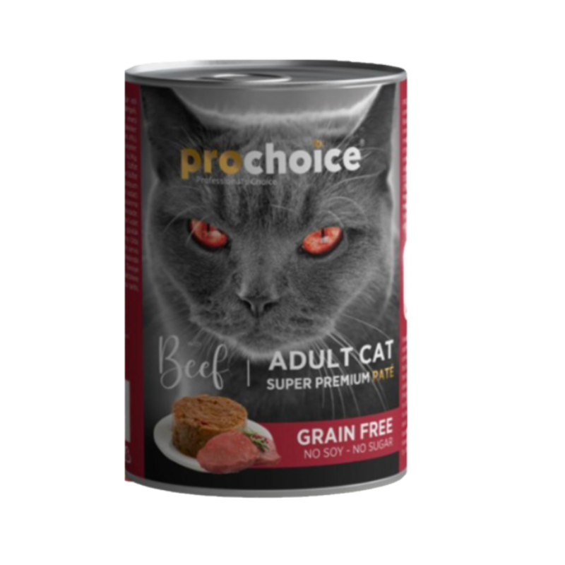 PROCHOICE - PATÈ  CHAT ADULTE BOEUF & LÉGUMES