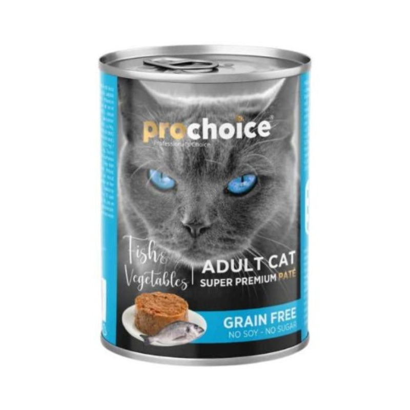 PROCHOICE - PATÈ  CHAT ADULTE POISSON & LÉGUMES
