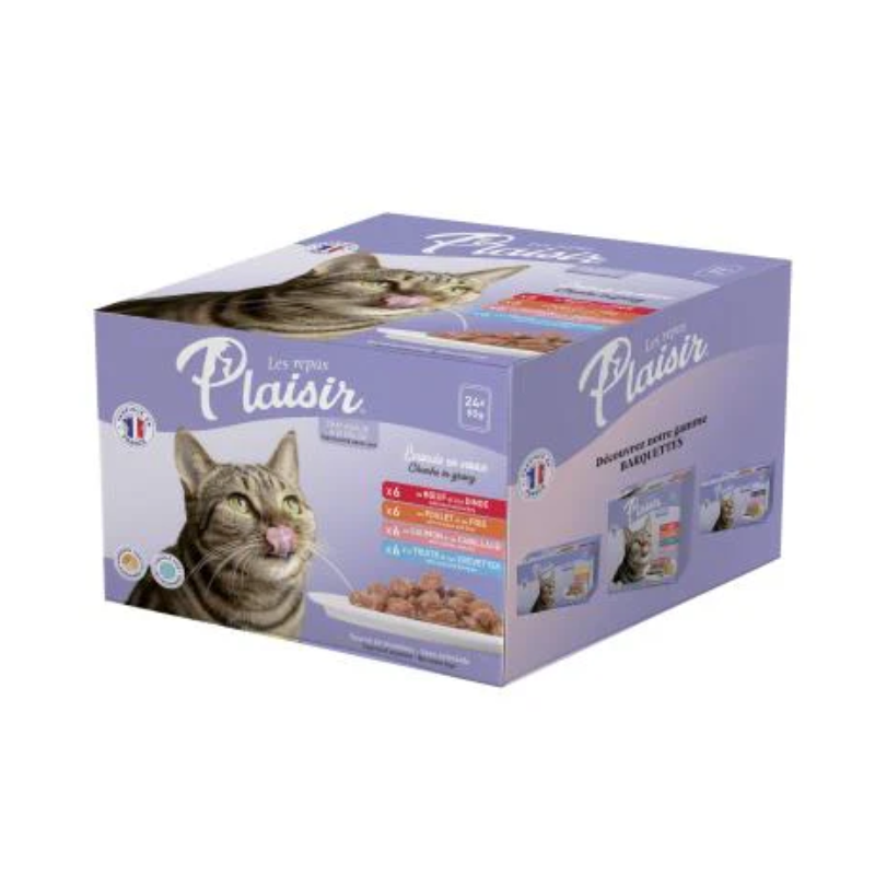 PLAISIR - PACK POCHON 24 pcs x 85Gr
