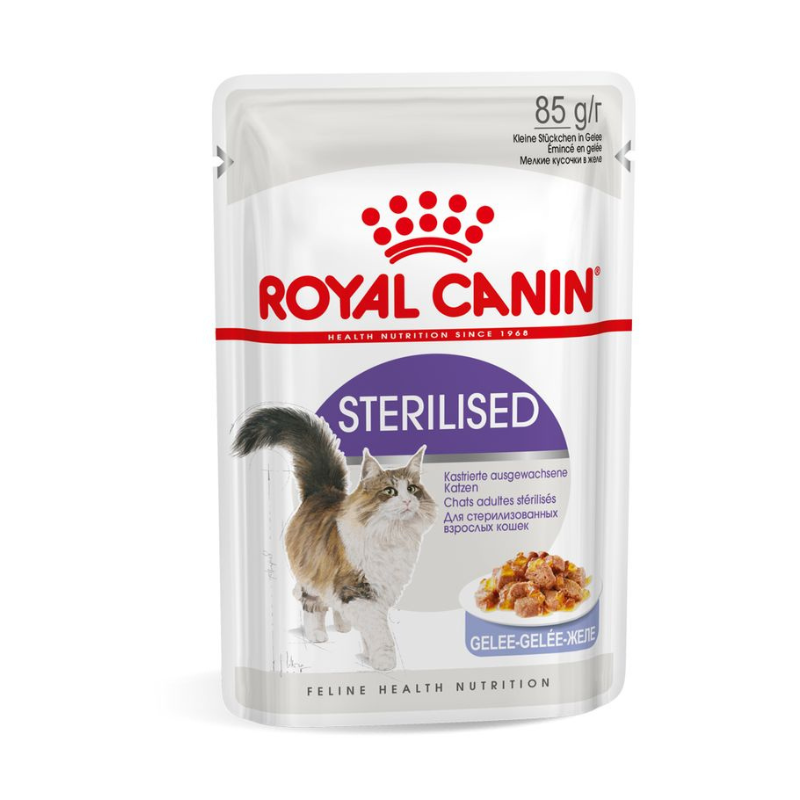 ROYAL CANIN - POCHON GELEE POUR CHAT STÉRILISÉ 85G