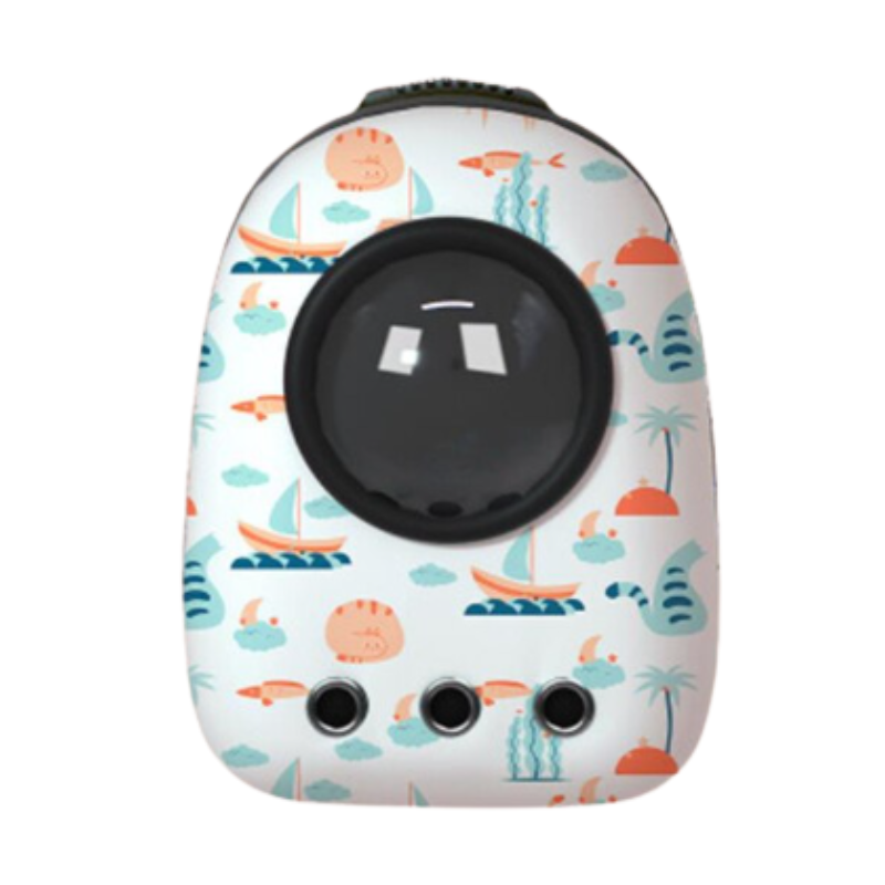 SAC À DOS POUR MINI CHIEN ET CHATS RESPIRABLE IMPERMÉABLE BATEAU