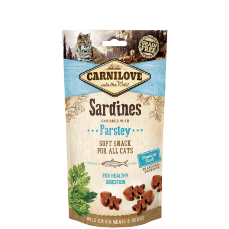 CARNILOVE CAT SNACK SARDINE 50 GR