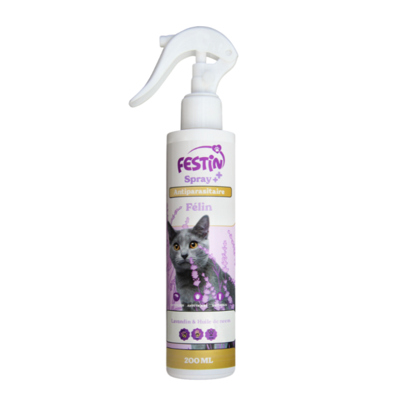 FESTIN SPRAY ANTIPARASITAIRE CHAT 200ML