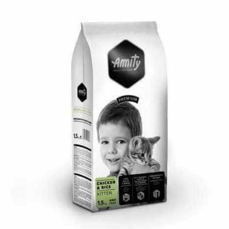 AMITY PREMIUM CHATON POULET & RIZ 1.5KG