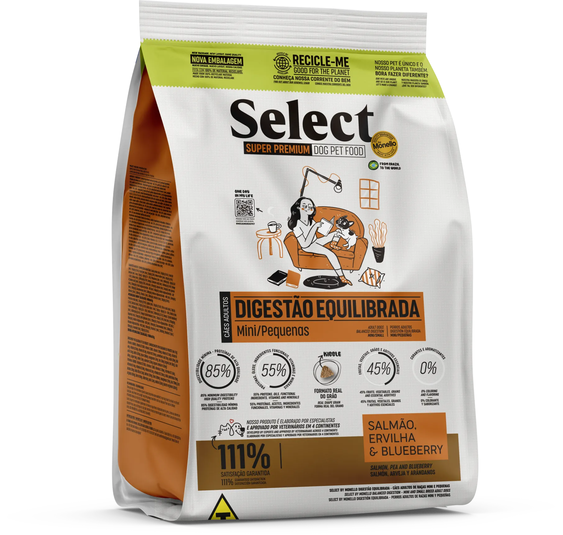 SELECT CROQUETTE POUR MINI ADULTE AU SAUMON 2KG