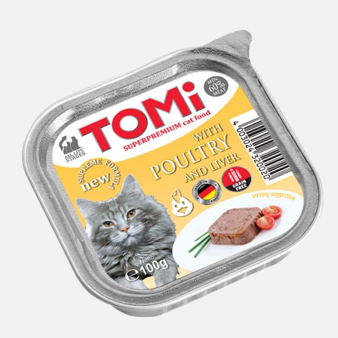 TOMI - BARQUETTE AU POULET 100 Gr