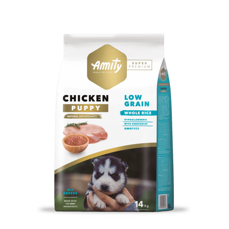 AMITY - SUPER PREMIUM PUPPY POULET 14 KG (LOW GRAIN)