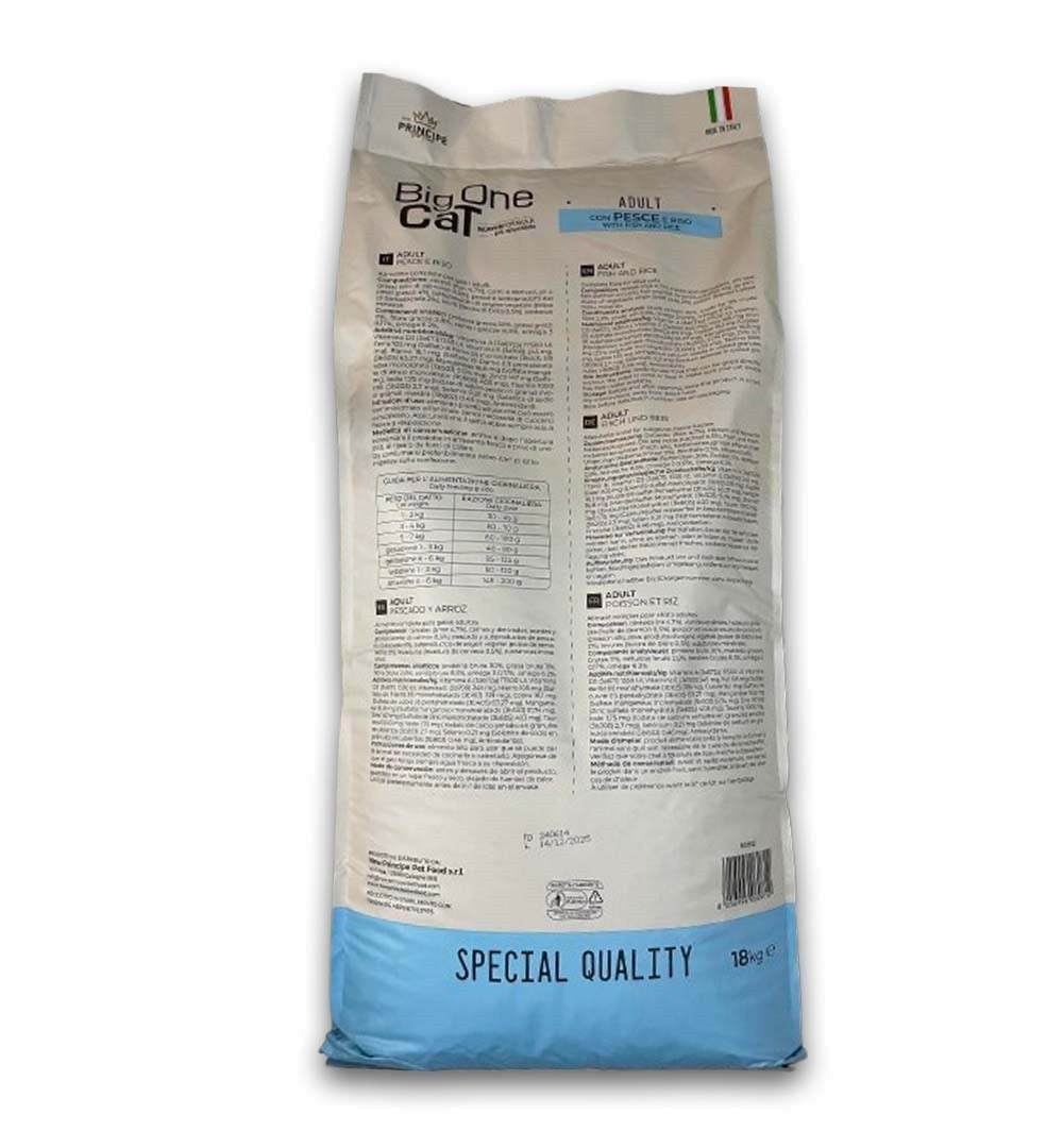 BIG ONE CAT - CROQUETTE POUR CHAT AU POISSON- 18 KG