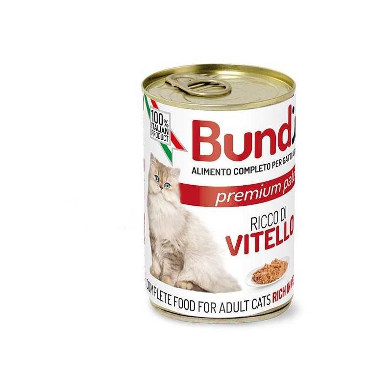 BUNDY - PATE CHAT ADULTE AU VEAU 400 Gr