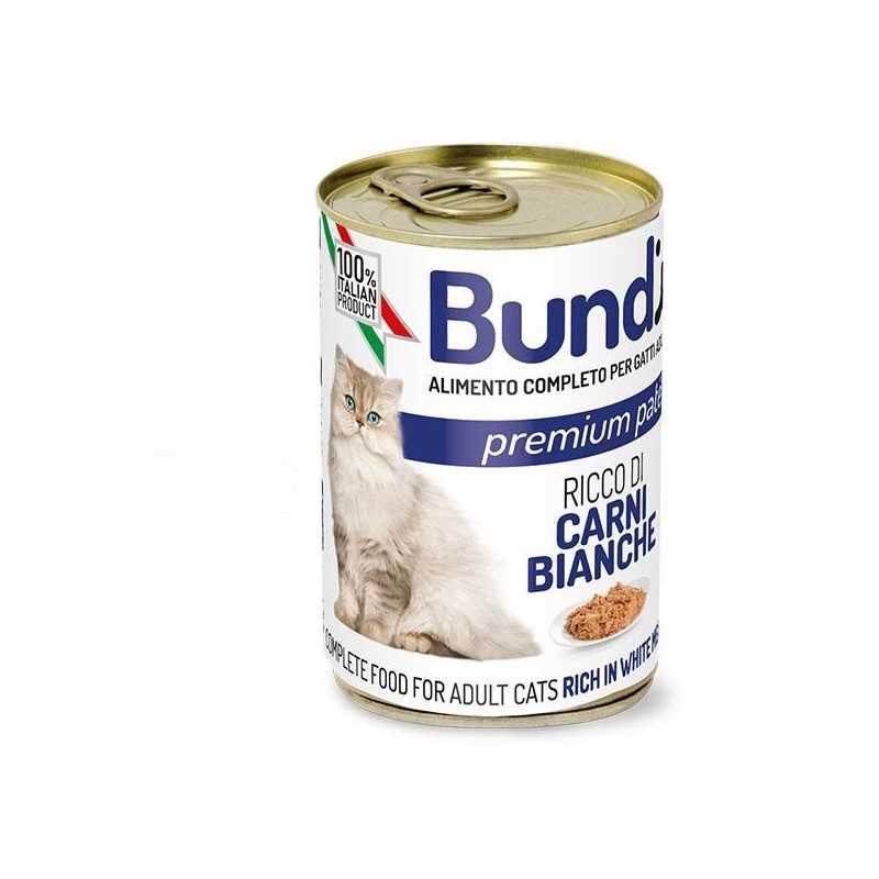 BUNDY - PATE CHAT ADULTE AU VIANDE BLANCHE 400 Gr