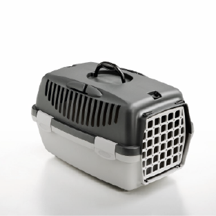 CAGE GULLIVER 1 GRIS PORTE EN PLASIQUE  48X32X31H