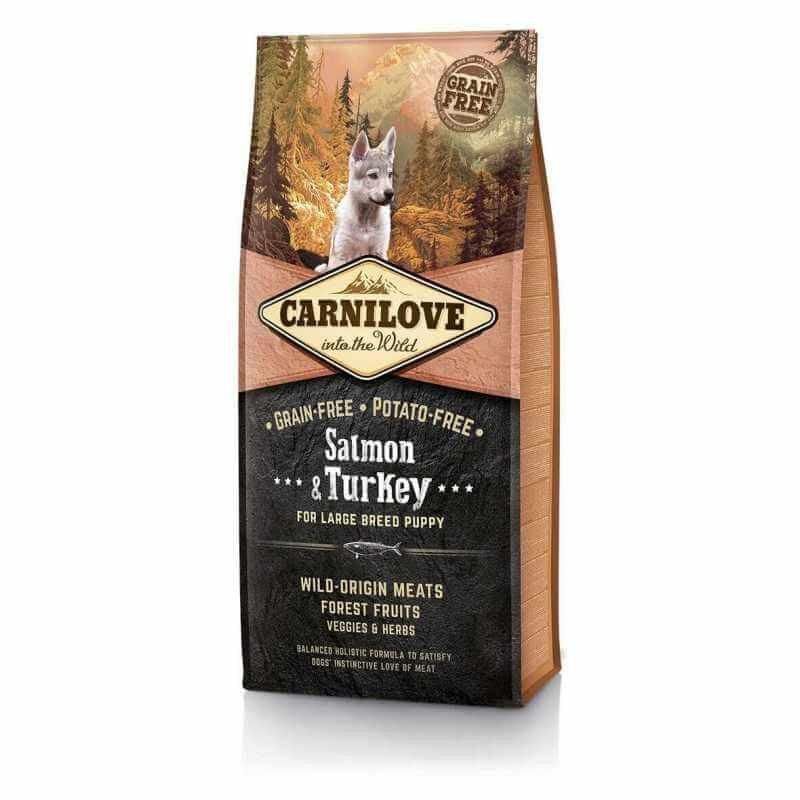 CARNILOVE GRAND CHIOT SAUMON & DINDE 1.5 KG