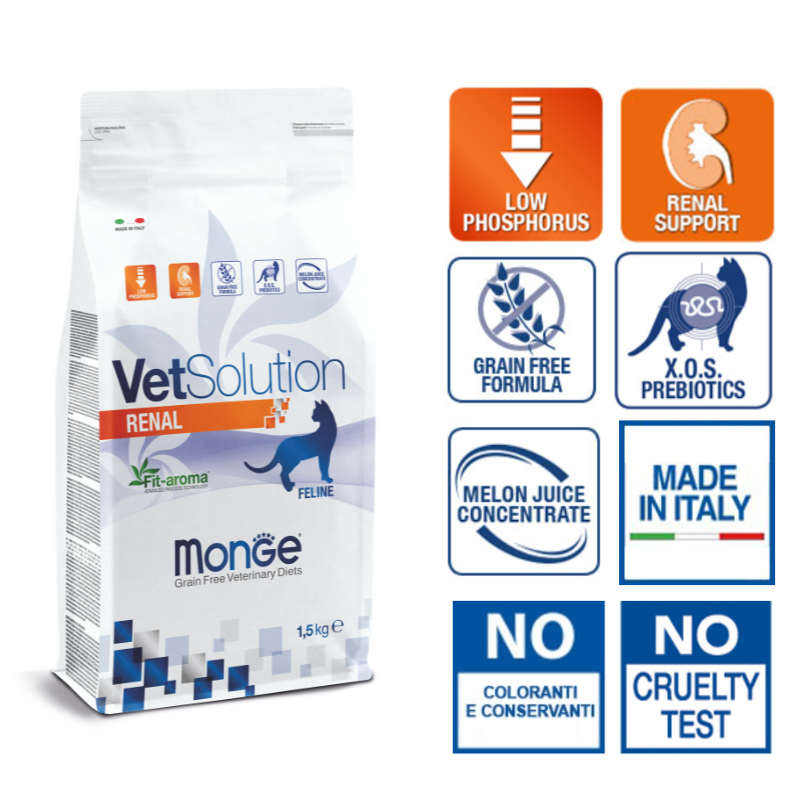 MONGE VET - CROQUETTES RENAL POUR CHAT