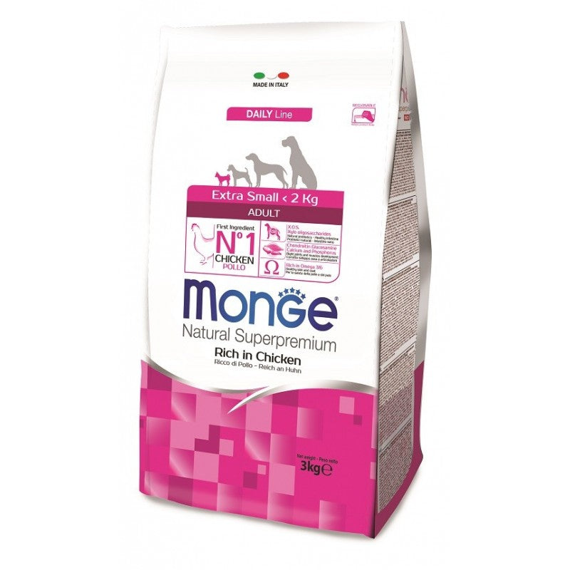 MONGE - CHIEN EXTRA SMALL ADULTE <2KG