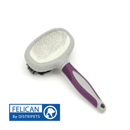 FELICAN - BROSSE OVALE DOUBLE FACE
