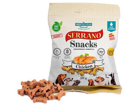 SERRANO SNACK POUR CHIEN  100 G
