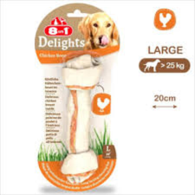 8in1 DELIGHTS BONE L AU POULET