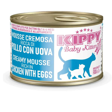 KIPPY - BOITE MOUSSE BABY KITTEN AU POULET 200 GR