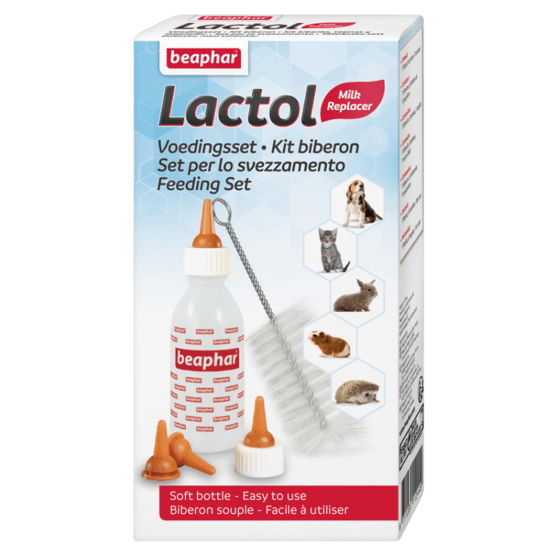 BEAPHAR - KIT BIBERON ET TETINES POUR CHATON ET CHIOT