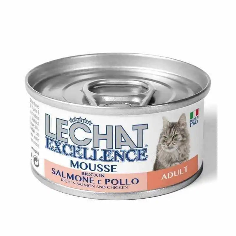 LE CHAT EXCELLENCE MOUSSE EN SAUMON & POULET 85 GR