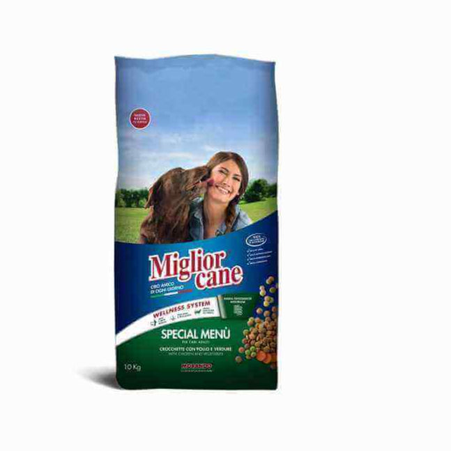 MIGLIOR CANE - CROQUETTES POUR CHIEN ADULTE SPECIAL MENU 10kg
