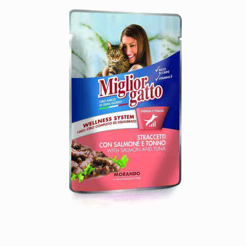 MIGLIOR GATTO - POCHON SAUMON ET THON 100 GR