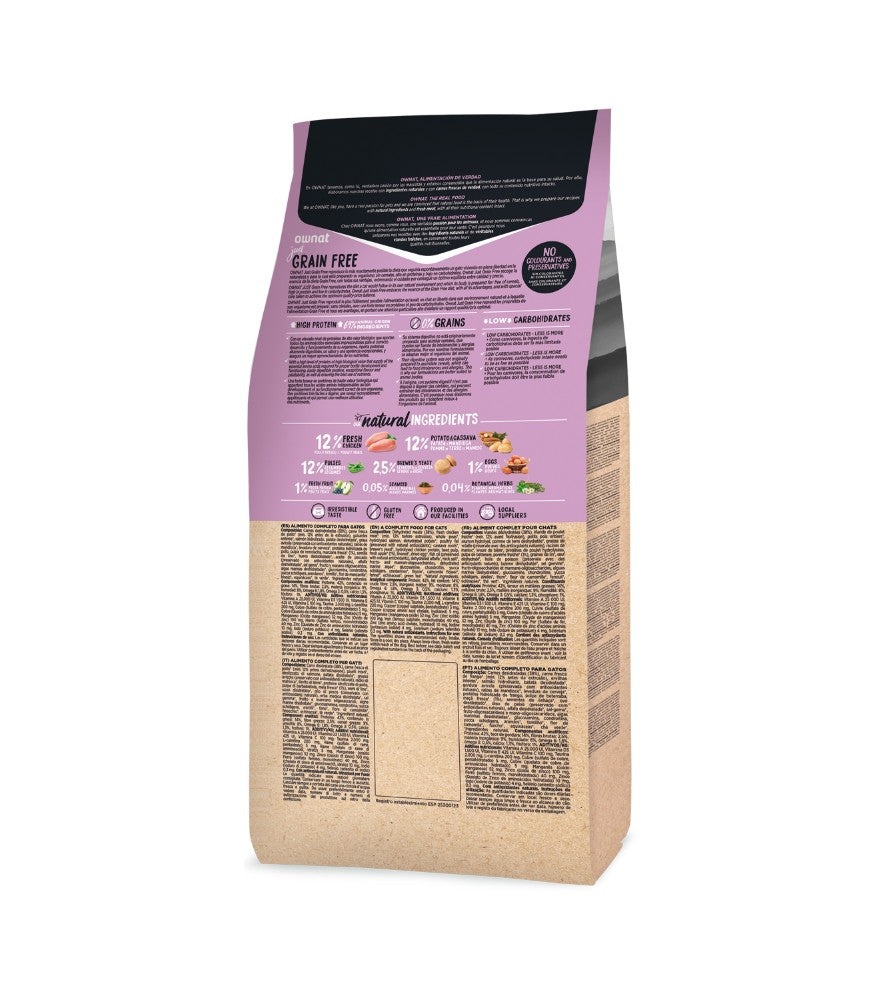 OWNAT - JUST GRAIN FREE POUR CHAT STERILISE