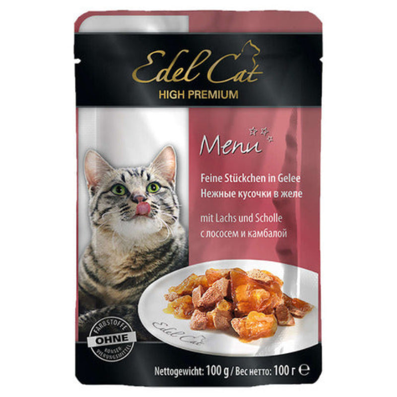 EDEL CAT -  POCHON SAUMON 100G