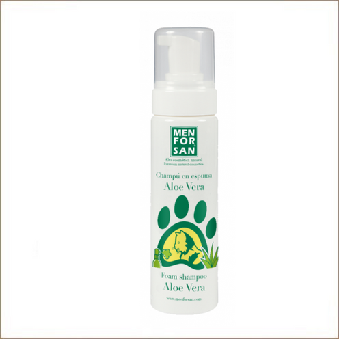 MEN FOR SAN - SHAMPOING MOUSSE A L'ALOE VERRA POUR CHAT