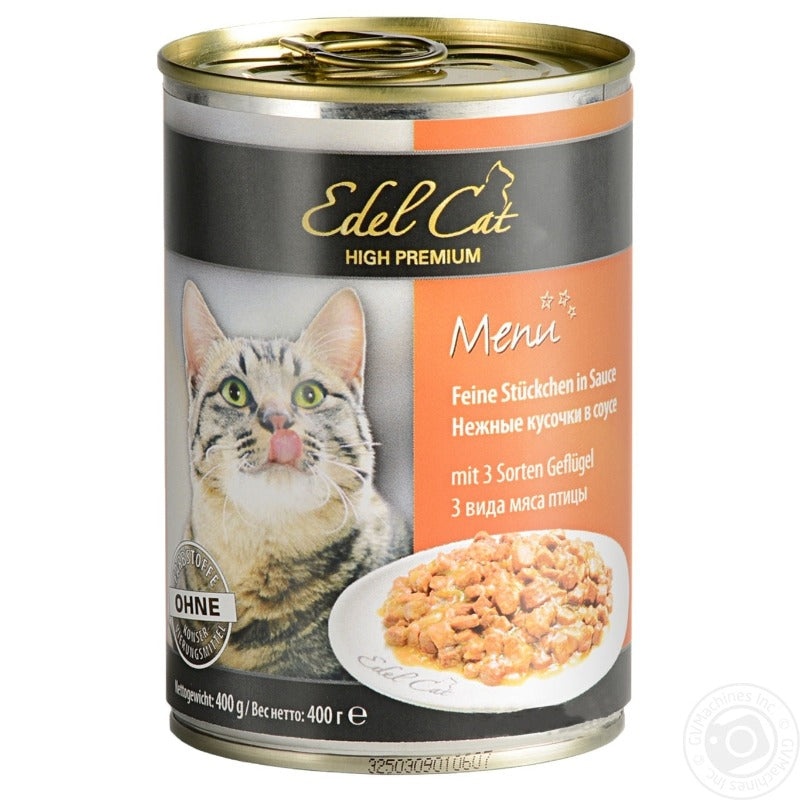 EDEL CAT - 3 SORTES DE VOLAILLES 400 Gr