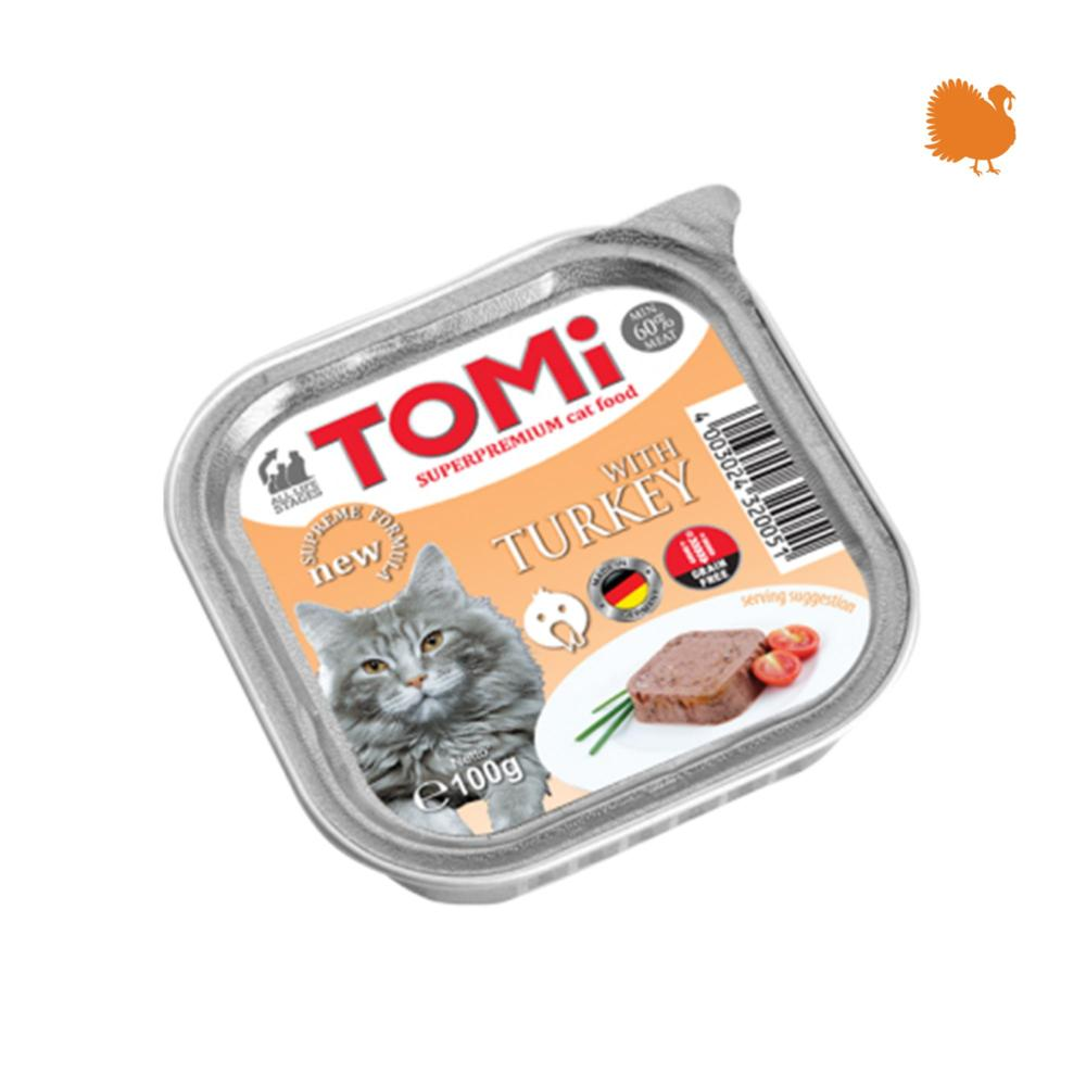 TOMI - BARQUETTE AU DINDE 100 Gr