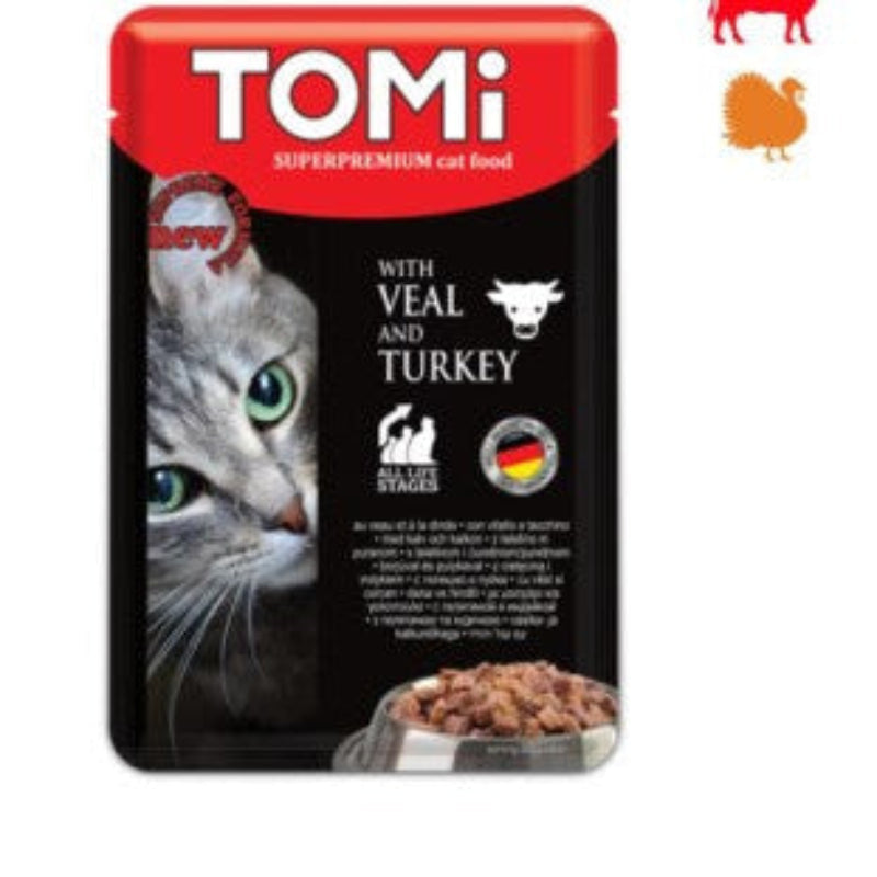 TOMI - POCHON AU VEAU & DINDE 100GR