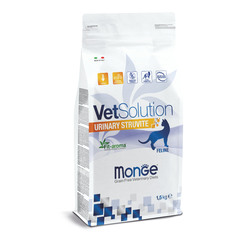 MONGE VET - CROQUETTES CHAT URINARY STRUVITE 1.5 KG