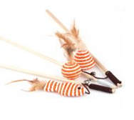 JOUET CHAT CANNE AVEC POISSON