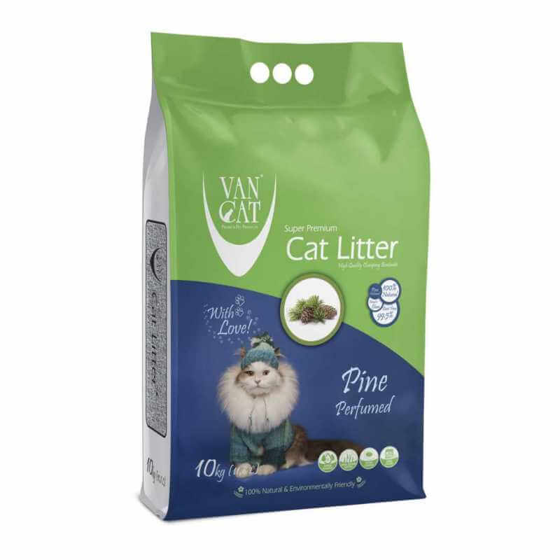 LITIÈRE AGGLOMÉRANTE PARFUMÉ 10KG - PIN -