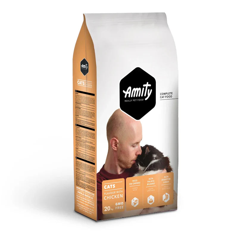 AMITY - CROQUETTE CHAT ADULTE AU POULET 20 KG
