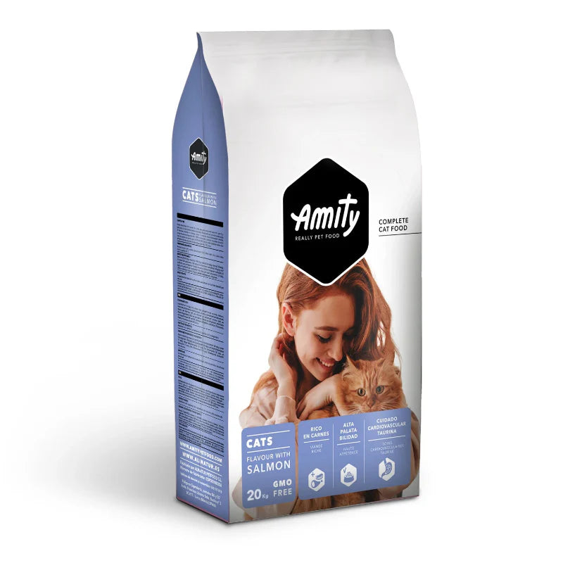 AMITY - CROQUETTE CHAT ADULTE AU SAUMON 20 KG