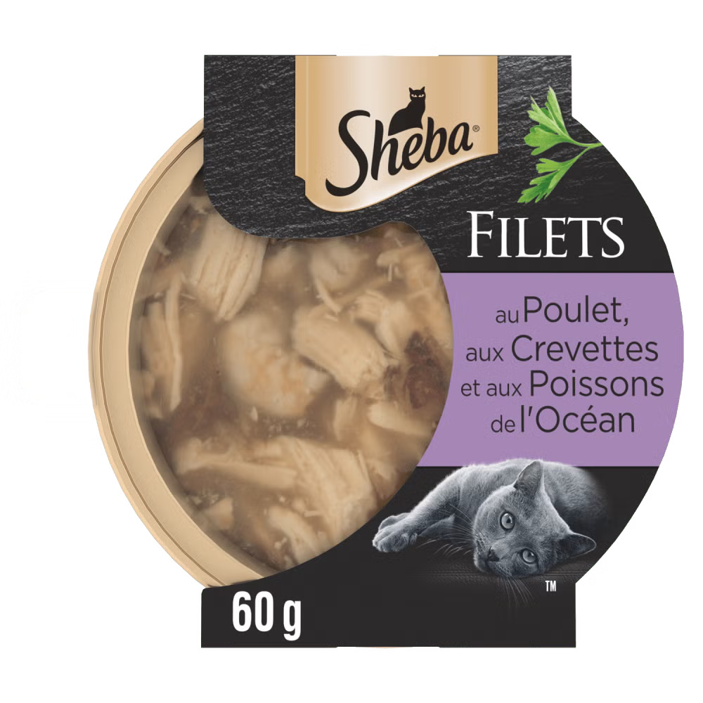 SHEBA - BARQUETTE AU FILET 60GR