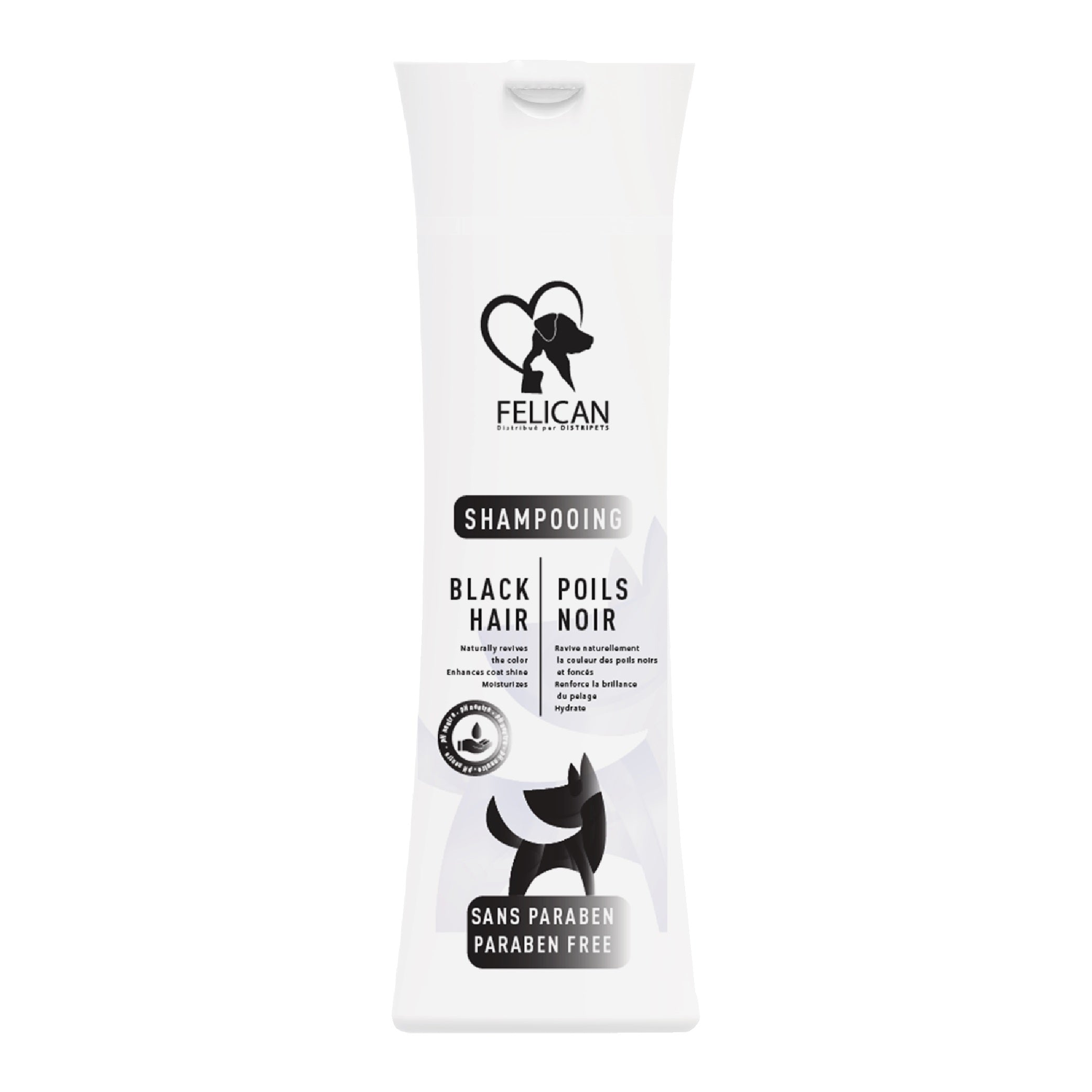 FELICAN Shampoing Chien Poils Noir 250 ML